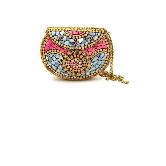 RAMLA Handbags - **NWOT**  Ramla Handmade Beverly Hills Clutch